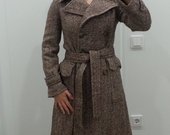 Rudas vilnonis paltas, 34-36 dydžio