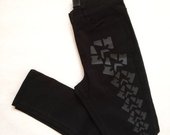 Alexander Wang x H&M juodi stilingi džinsai