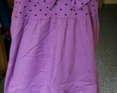 Violetines spalvos suknele