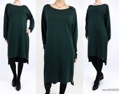 Suknelė-tunika SASHA FERRANO "Green Zipper"