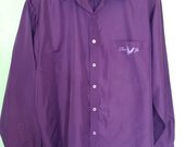 Violetiniai vyriški marškiniai
