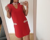 #Raudona #stilinga #vasarinė #suknelė