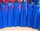 Mėlyna suknele. Tinka pamergėms 