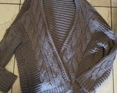 Naujas megztinis šiltas rudas megztas
