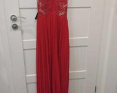 Nauja raudona ilga suknelė