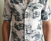 Versace vyriški lininiai marškiniai M dydis