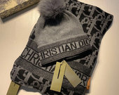 Christian Dior kepurės ir šaliko komplektas žiemai