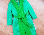 Šiltas žalias paltas