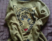 ilgas zara megztinis su tigru