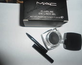 MAC apvalus gelis eyeliner gel dezuteje