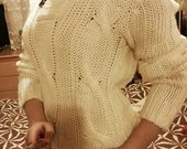 Baltas h&m megztinis 