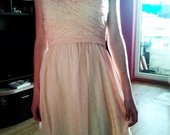 puošni šviesiai rožinė suknelė