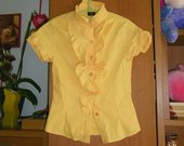 Geltoni marškinukai vasarai