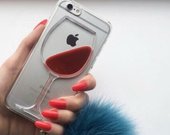 iPhone 6/6s telefono dėkliukas su vyno taure