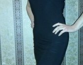 Prooginė suknelė, dėvėta , juoda