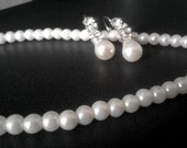 Elegantiškas dirbtinių perlų komplektas