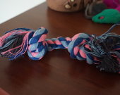 šuns žaislas virvė