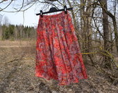 Pavasariškas spalvotas sijonas