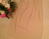 Ilgas sijonas (kūno smėlio spalvos)