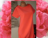 Stilinga ryskiai rozines spalvos suknele-tunika