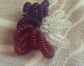 Spiralines plastikines plauku gumytes