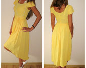 Nauja Svesiai geltona suknele