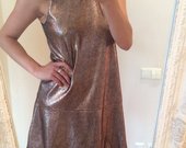 Aukso/Bronzos spalvos suknele