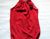 Figl puošni raudona seksuali suknelė