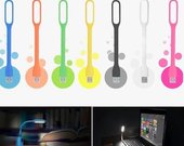 USB spalvotos lemputės