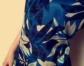  ATMOSPHERE mėlyna su lapais suknelė
