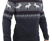 Megztinis su brėdžiais kalėdoms