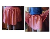 Rozinis trumpas sijonas