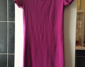 Violetinė moteriška aptempta suknelė