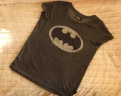 Tamsiai pilki "Batman" marškinėliai