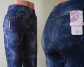 M/L naujos džinsų imitac.kelnės-timpos mėl.