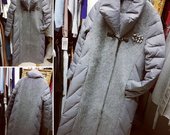 Pūkinis angoros paltas