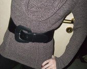 Siltas rudas megztinis, dydis S