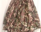 Originalus militaristinio stiliaus sijonas