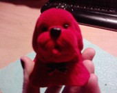 Kaklo papuošalo dėžutė - Raudonas šuniukas