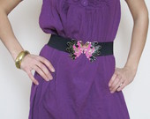 Violetinė tunika-suknelė