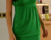 Žalia suknelė - tunika