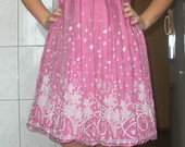 Rožinė puošni suknelė