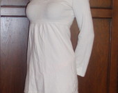 Balta rudeninė suknelė