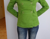 žalias pavasarinis/rudeninis paltukas