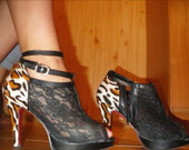 Aukštakulniai ,,Leopard sandals"