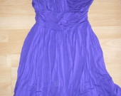 trumpa violetinė suknytė