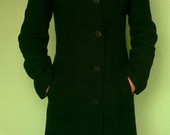 Moteriškas juodas paltas
