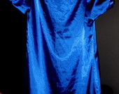 Mėlyna šilkinė suknutė