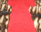 Raudona Zara trikotazine suknute