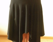 Medžiaginis juodas sijonas
